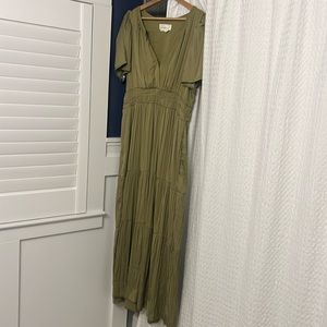 Anthropologie maxi dress, size large